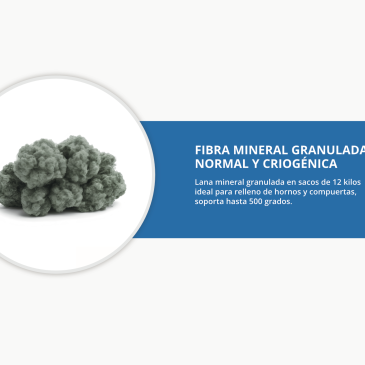Fibra Mineral Granulada